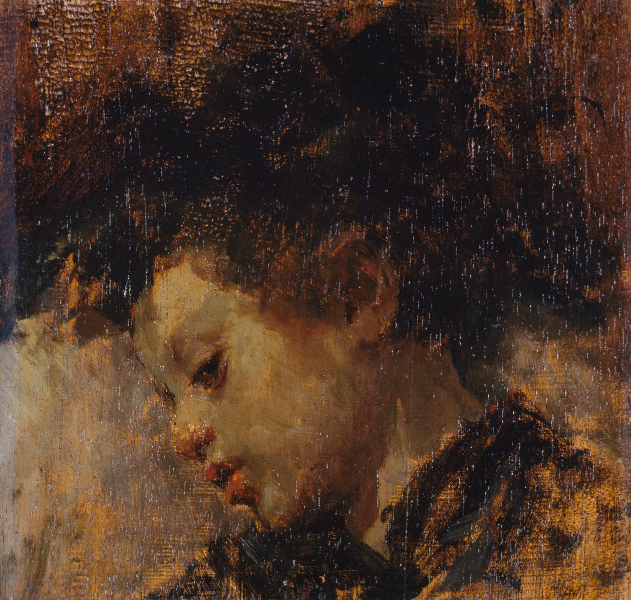 Sjuk pojke av Antonio Mancini