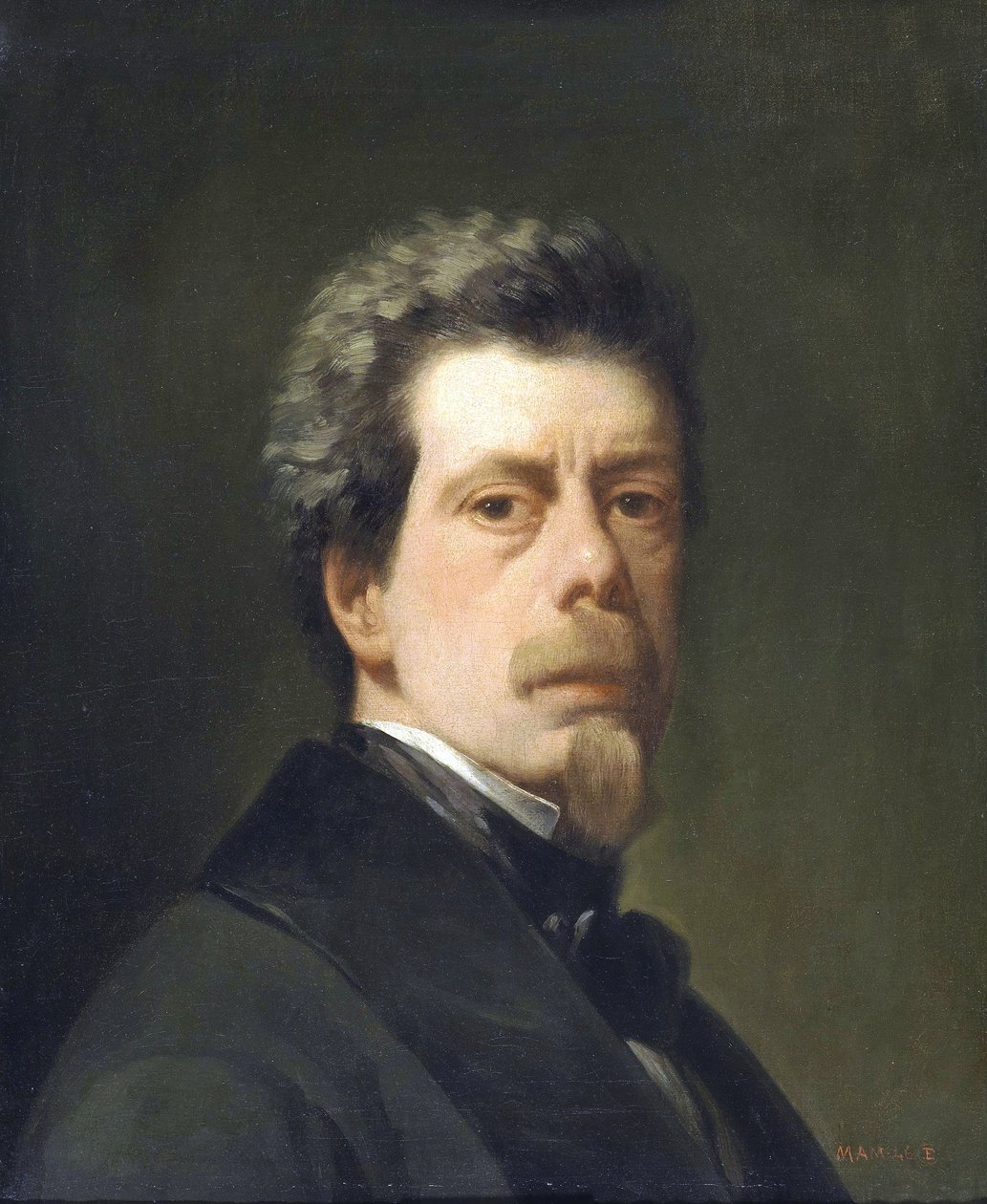 Självporträtt av Antonio María Esquivel