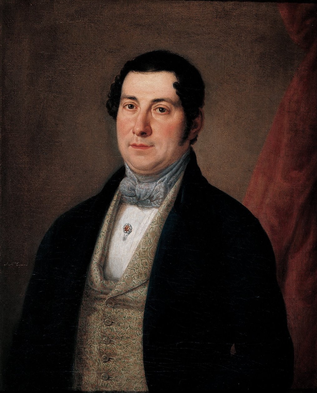 Porträtt av en gentleman av Antonio María Esquivel