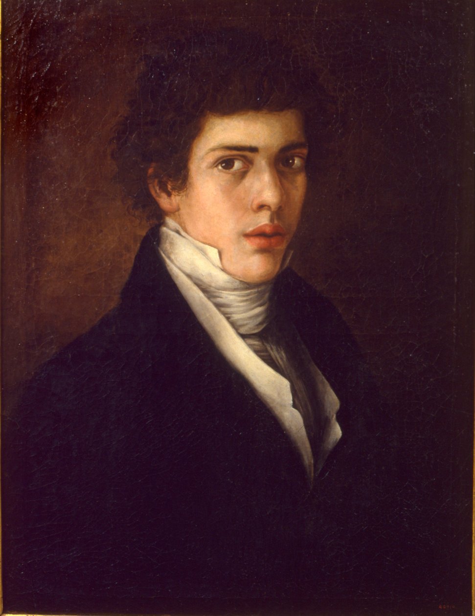 Självporträtt av Antonio María Esquivel