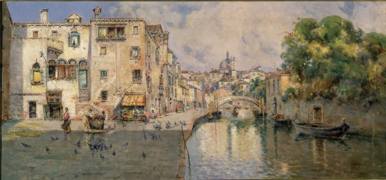 Utsikt över Venedig av Antonio Maria de Reyna Manescau