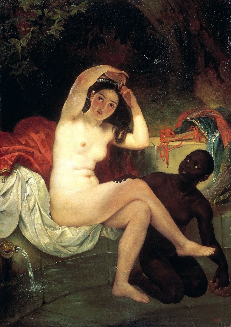 Badande Batseba, 1832. av Antonio Molinari