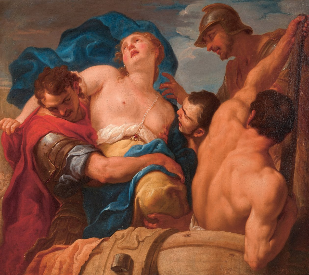 The Rape of Helen, ca. 1695. av Antonio Molinari