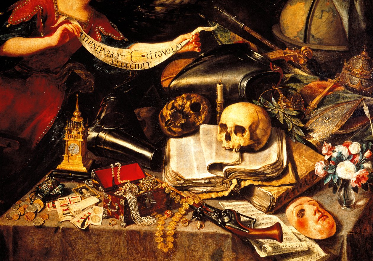 Livets upplysning, detalj av Antonio Pereda y Salgado