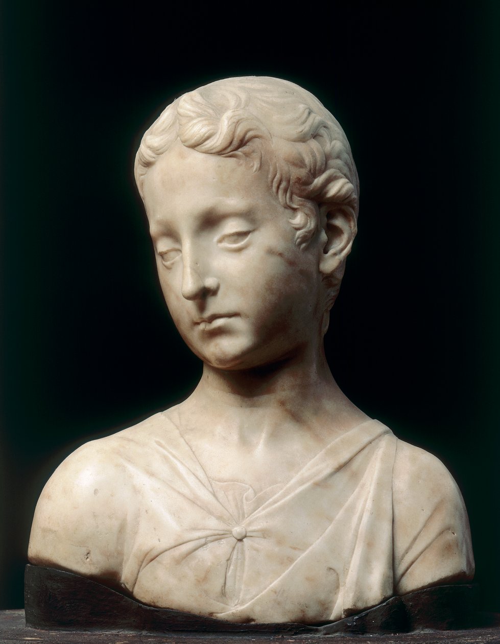 Byst av en ung pojke (marmor) av Antonio Rossellino