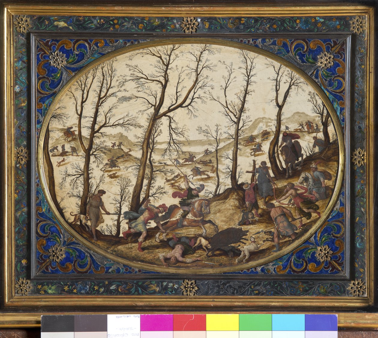 Adonis död, ca 1620 (olja på sten) av Antonio Tempesta