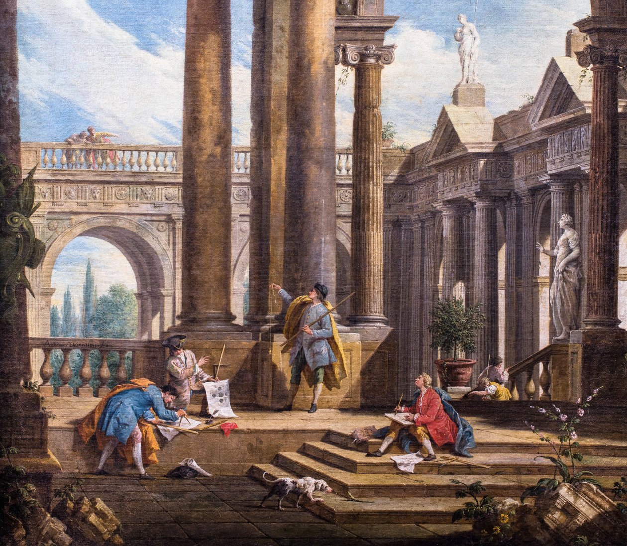 Arkitektonisk fantasi av Antonio Visentini
