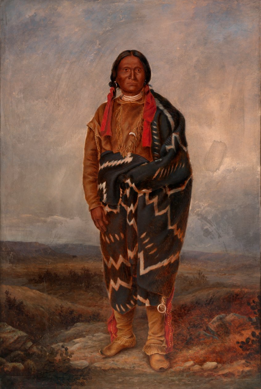 Apache Indian, ca. 1893. av Antonio Zeno Shindler