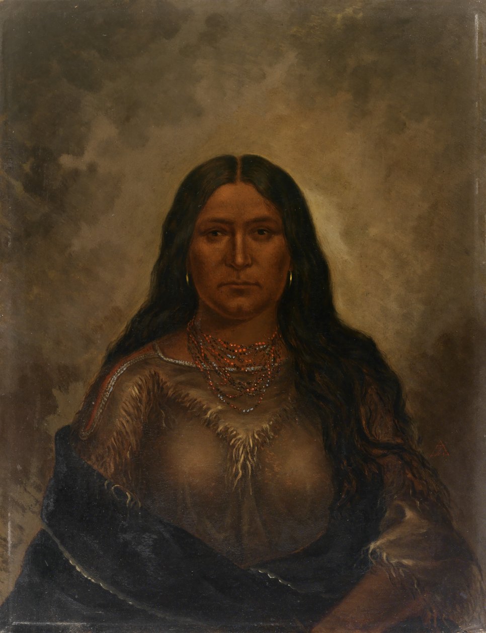 Chan-ku-wash-te-mine Good Road Woman, ca. 1887. av Antonio Zeno Shindler