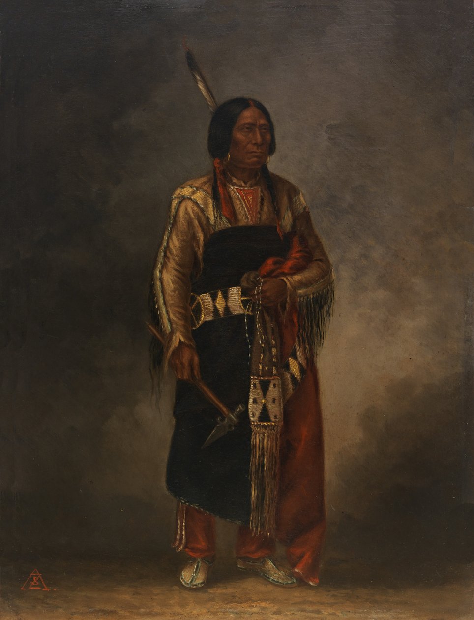 Mak-phe-ah-luta Red Cloud, ca. 1887. av Antonio Zeno Shindler