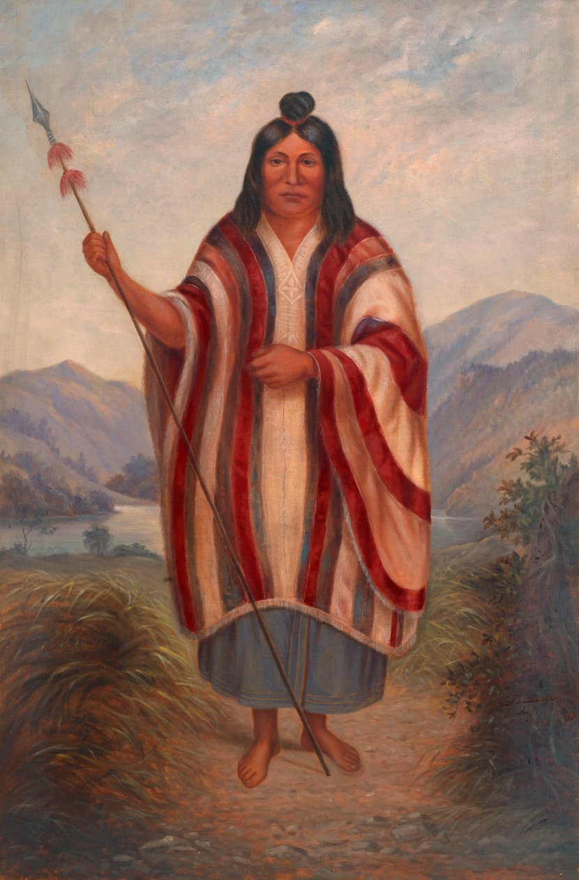 peruansk indian, ca. 1890-1899. av Antonio Zeno Shindler