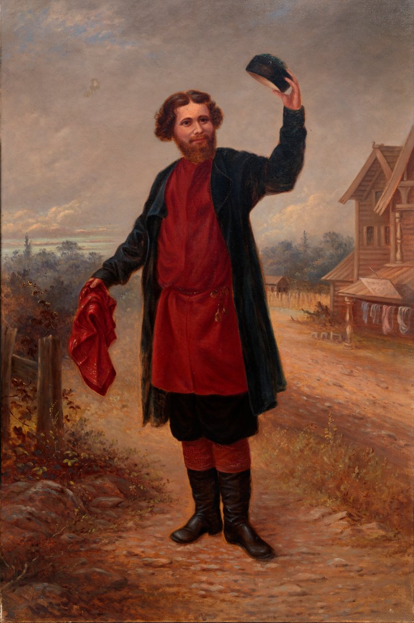 Rysk man, ca. 1890-1899. av Antonio Zeno Shindler