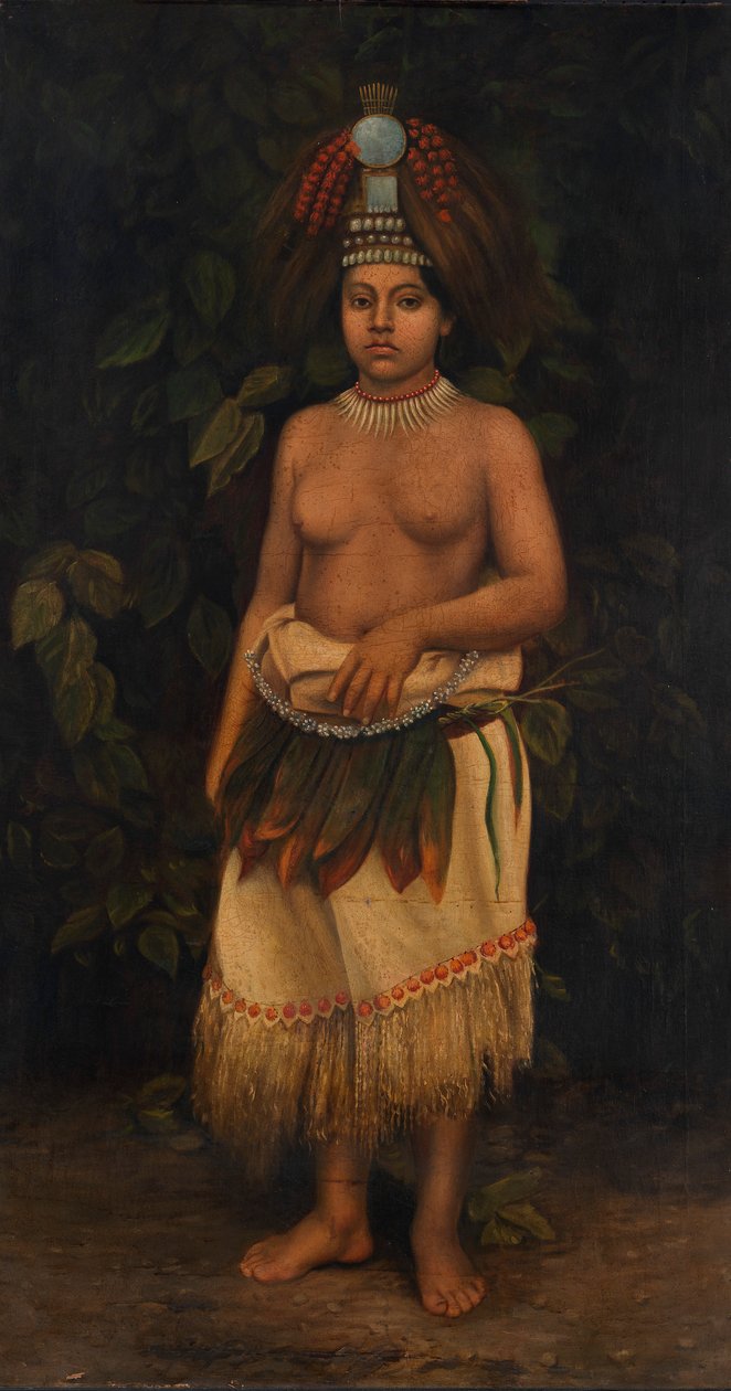Samoansk kvinna, ca. 1885-1899. av Antonio Zeno Shindler