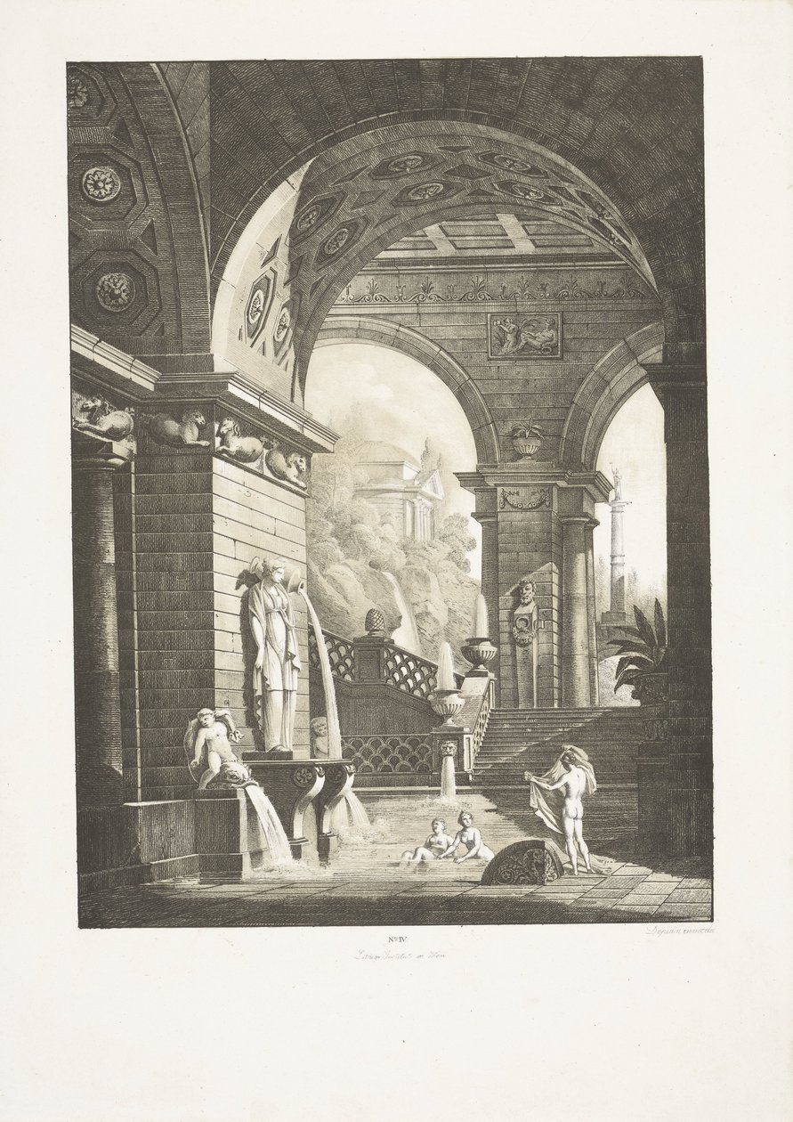 Badande kvinnor av Antonio de Pian