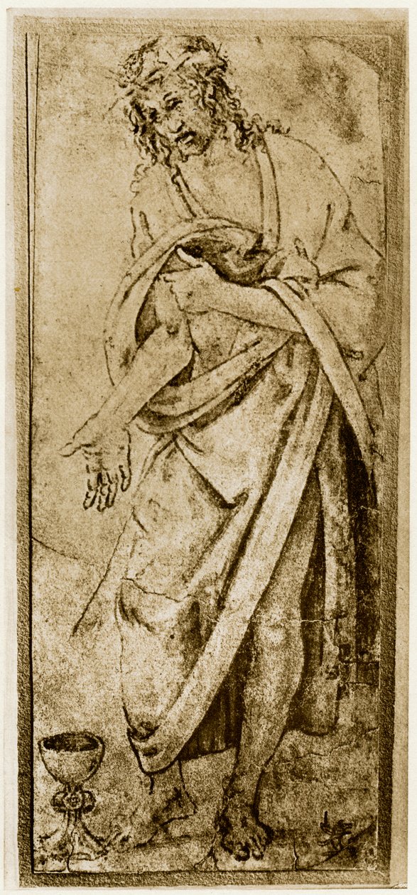 Kristus och kalken, 1913. av Antonio Pollaiuolo