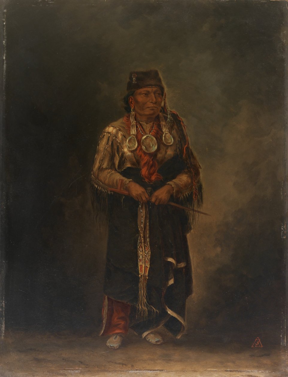 Chunka-ah-luta (röd hund) av Antonion Zeno Shindler