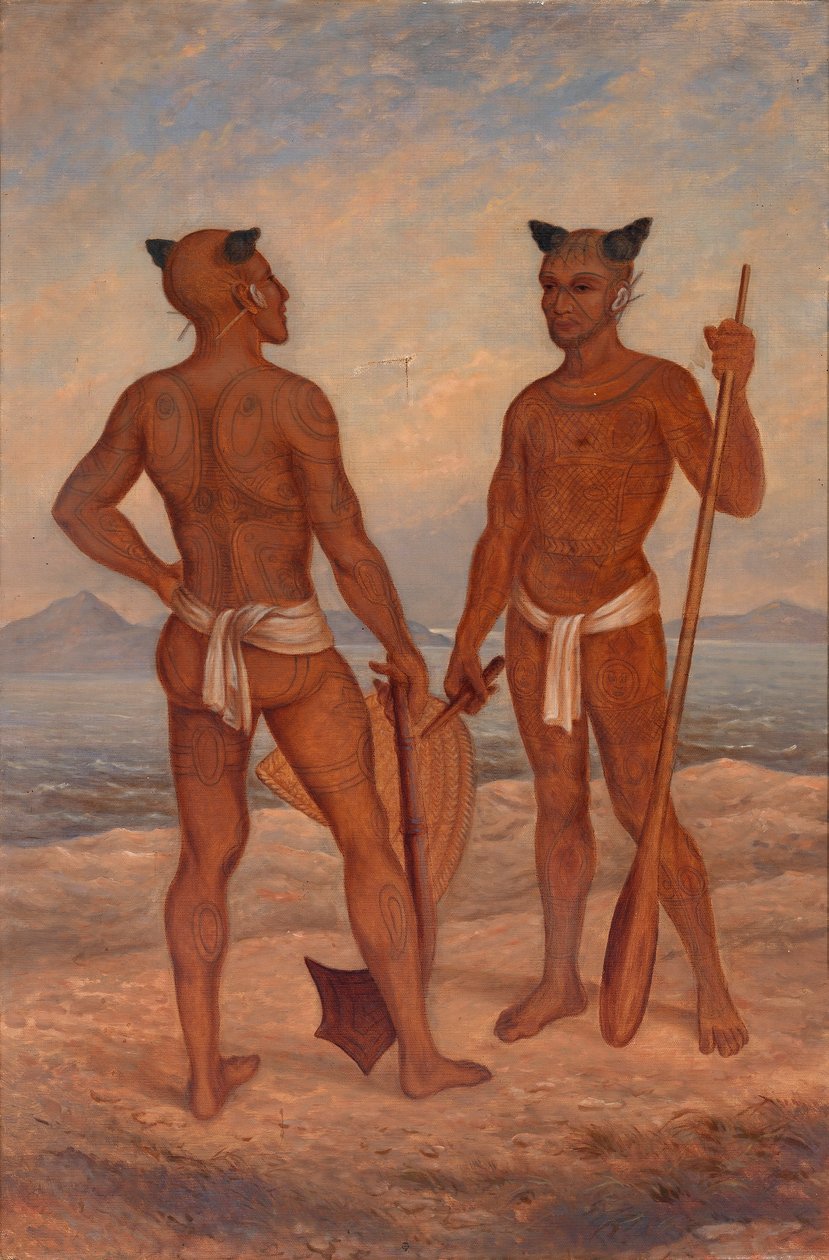Marquesan Män av Antonion Zeno Shindler