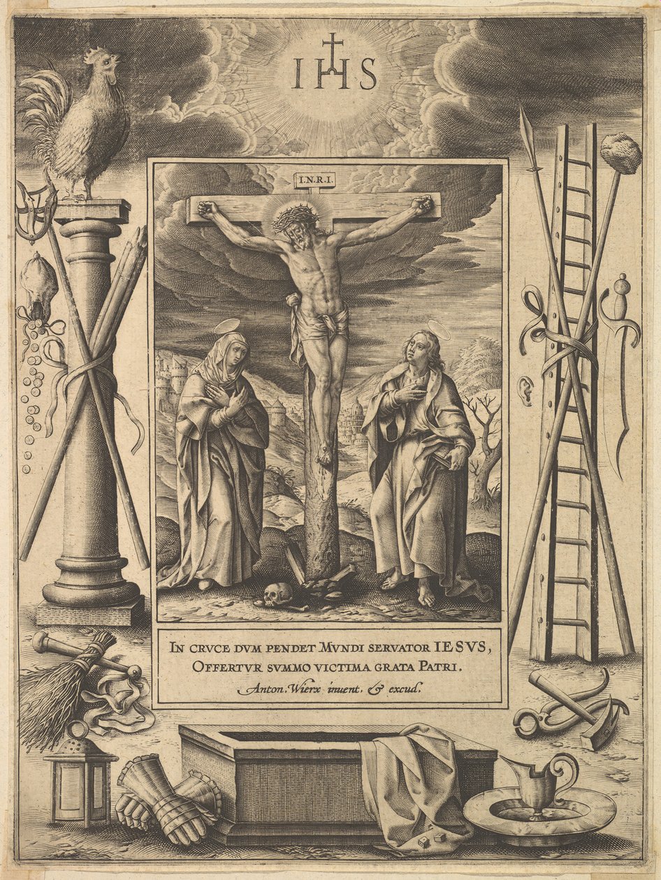 Kristus på korset, före 1604. av Antonius Wierix