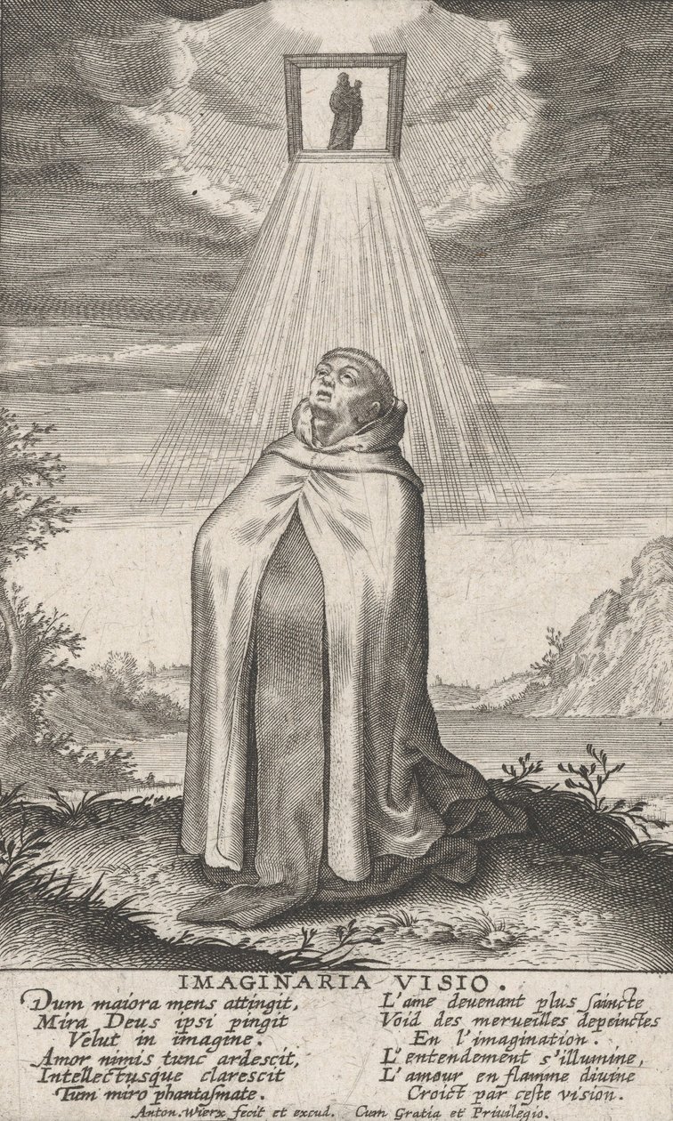 Imaginaria Visio The Vision of the Imagination,.n.d. av Antonius Wierix