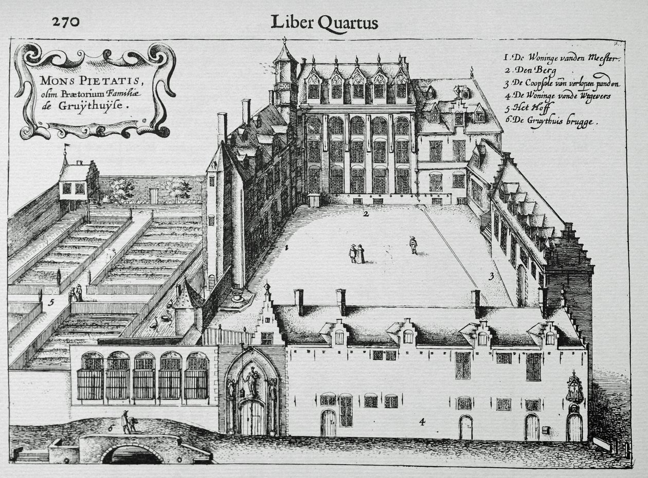 Brygge (Musée Gruuthuse), Belgien av Antoon Sanders
