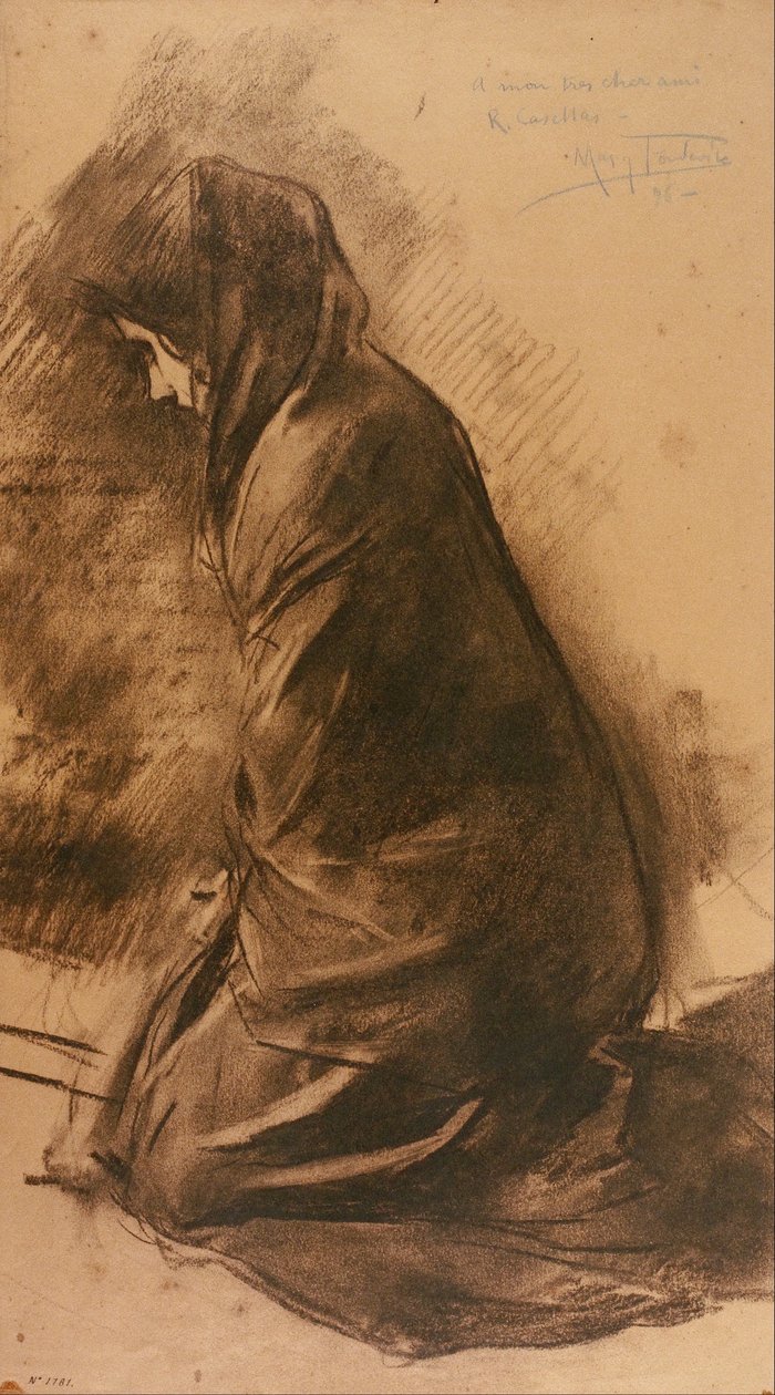 Figur knästående av Arcadi Mas i Fondevila