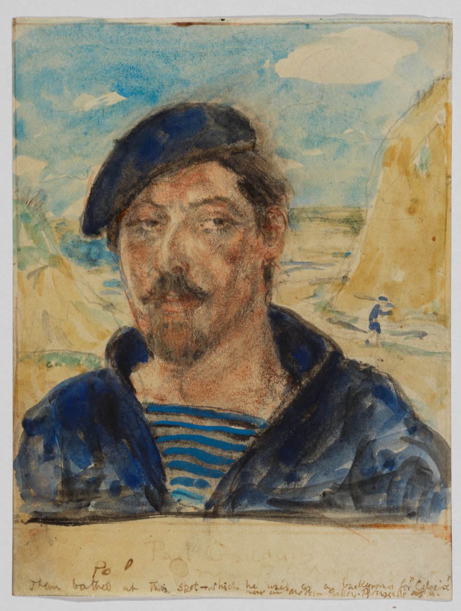 Porträtt av Paul Gauguin av Archibald Standish Hartrick