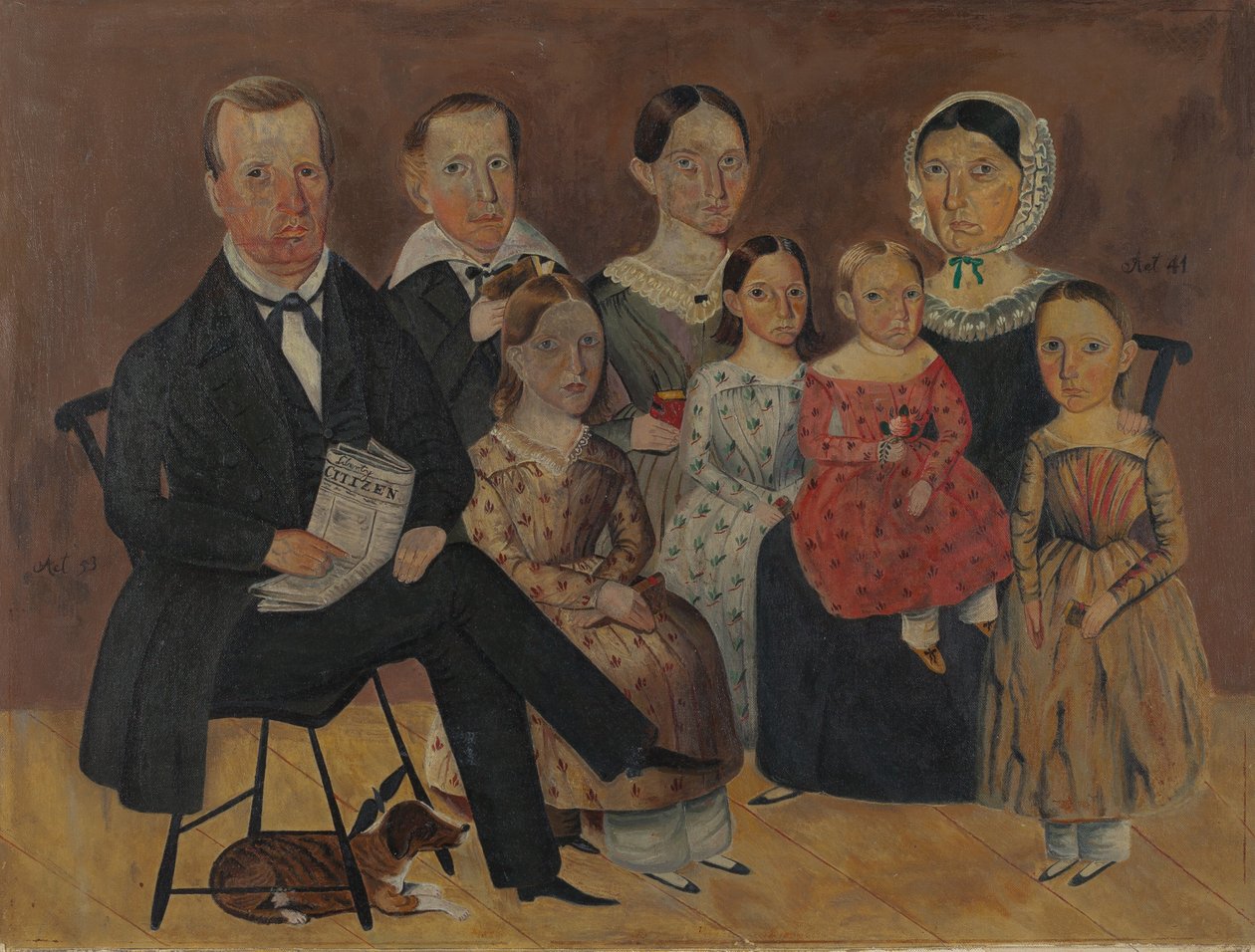 John J. Wagner familjeporträtt av Archie Thompson