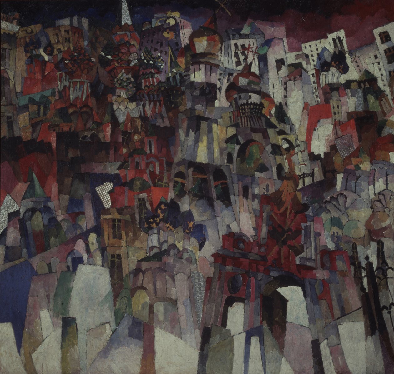 Moskva, 1913 av Aristarkh Vasilievic Lentulov