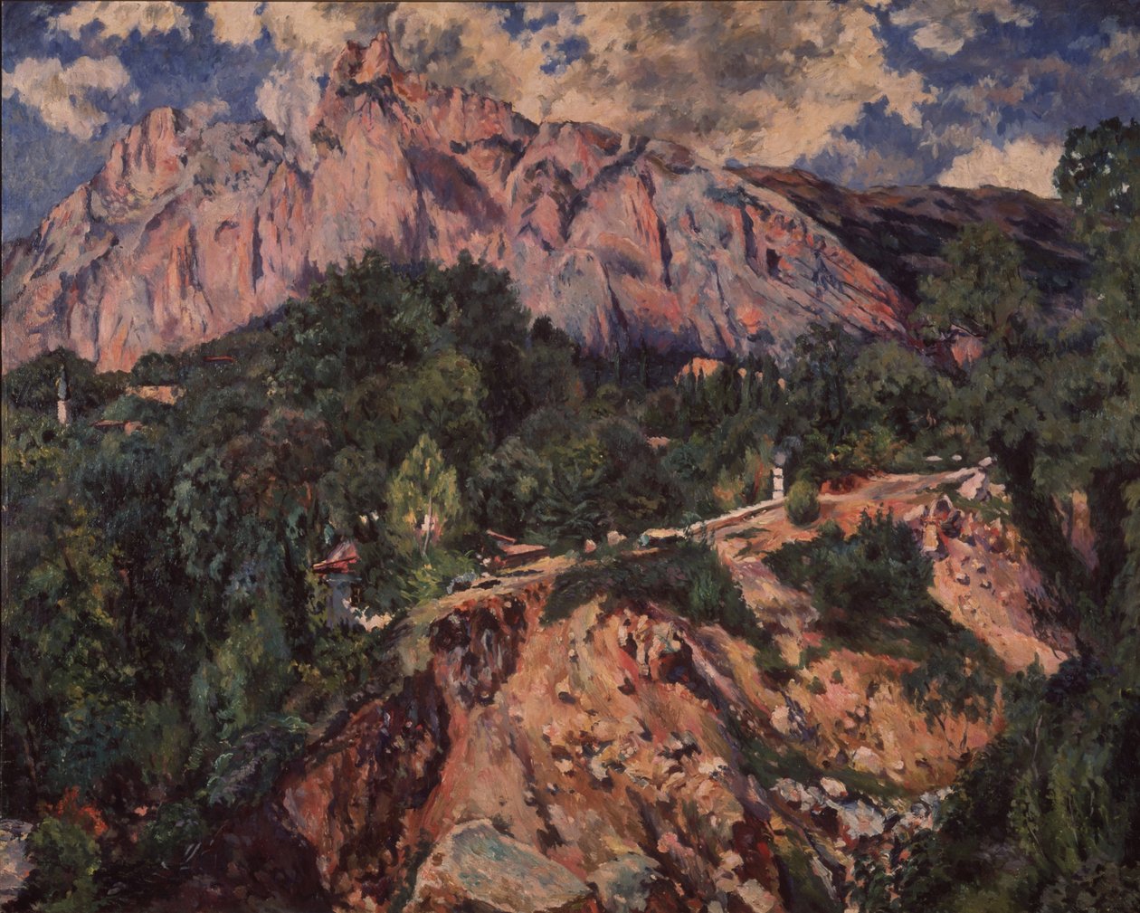 Ai-Petri-berget, 1926 av Aristarkh Vasilyevich Lentulov