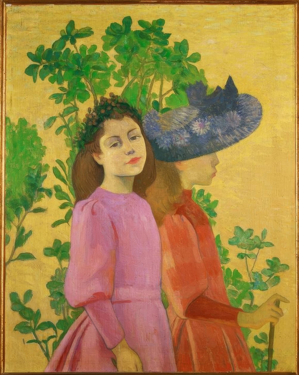 Två unga flickor, våren av Aristide Maillol