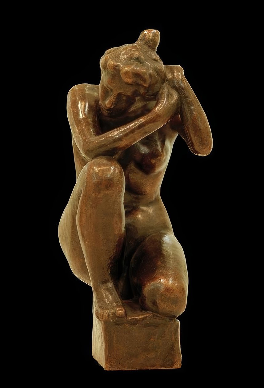 Hukande tjej av Aristide Maillol