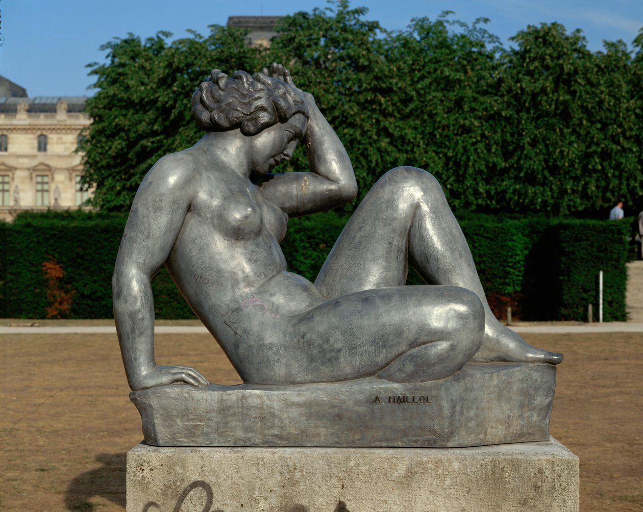 Sittande naken. Brons ... (brons) av Aristide Maillol