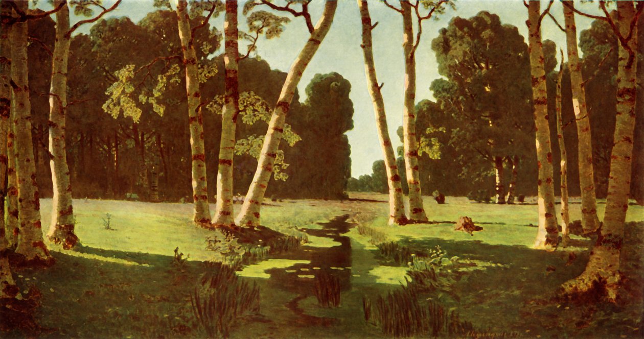 A Birchwood, 1879, 1965. av Arkhip Ivanovich Kuindzhi