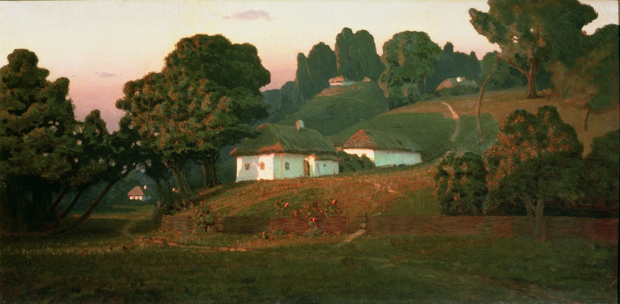 Kväll i Ukraina, 1878 av Arkip Ivanovic Kuindzi