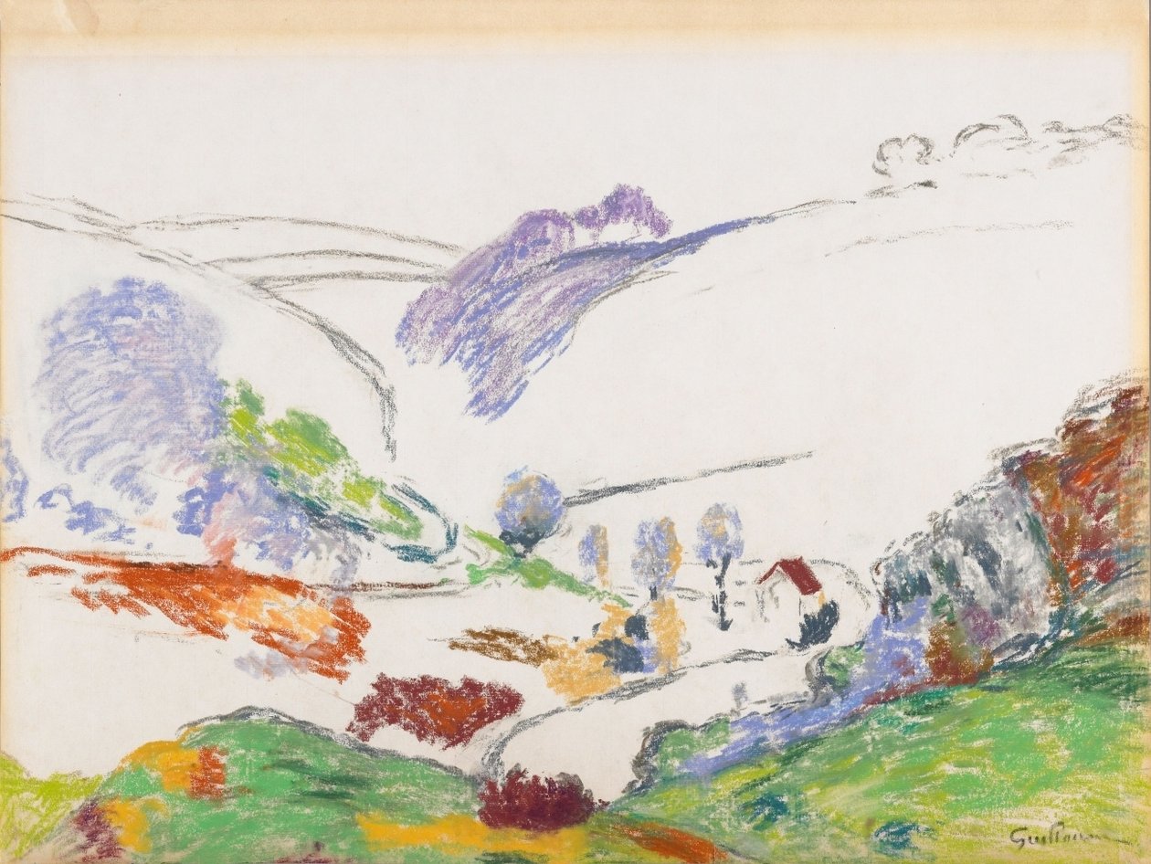  PAYSAGE DE LA CREUSEn av Jean Baptiste Armand Guillaumin