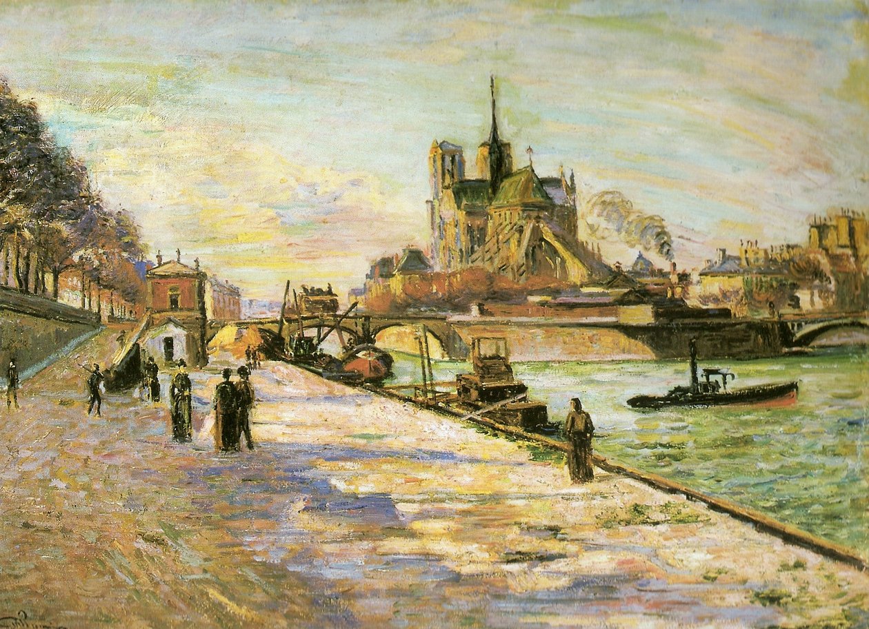 Notre Dame of Paris av Jean Baptiste Armand Guillaumin
