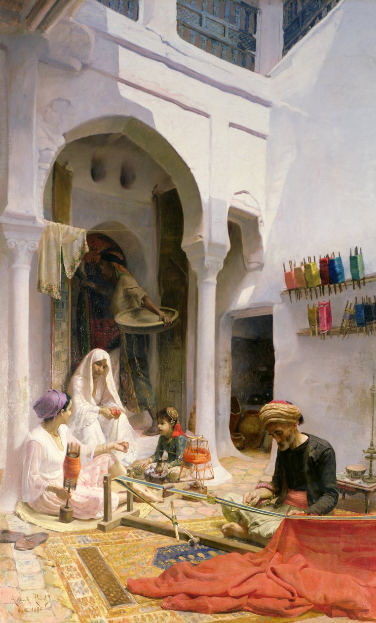 En arabisk vävare, 1886 av Armand Point
