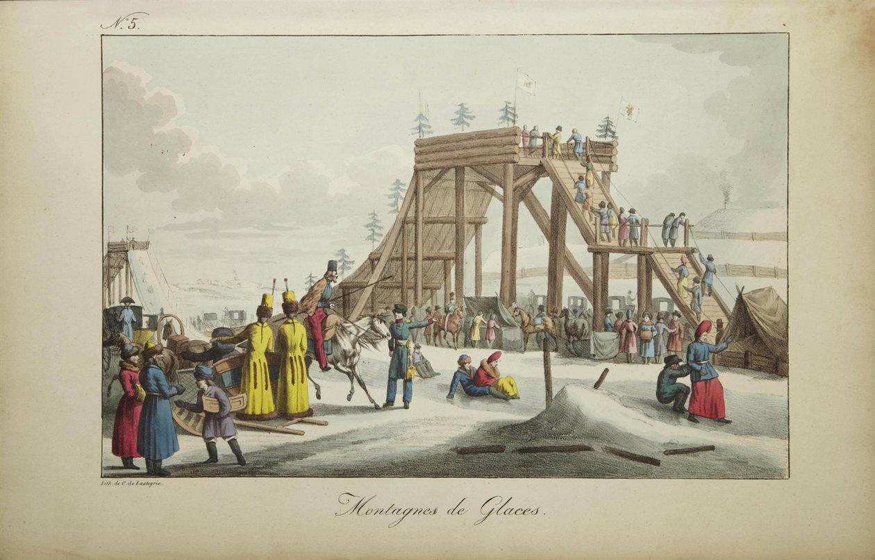 Ryska isberget, 1817 av Armand Gustave Houbigant