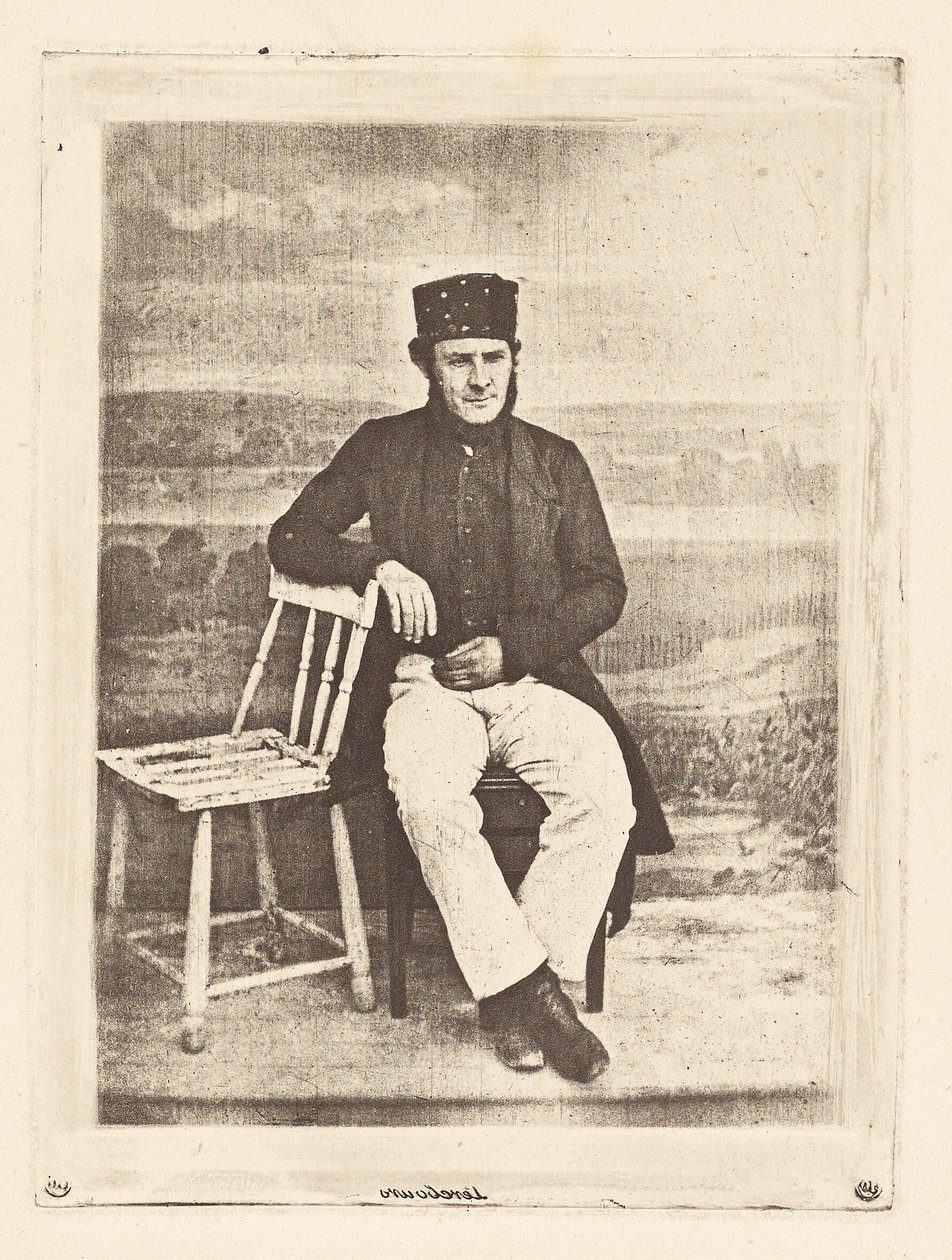 [Porträtt av en man] av Armand Hippolyte Louis Fizeau