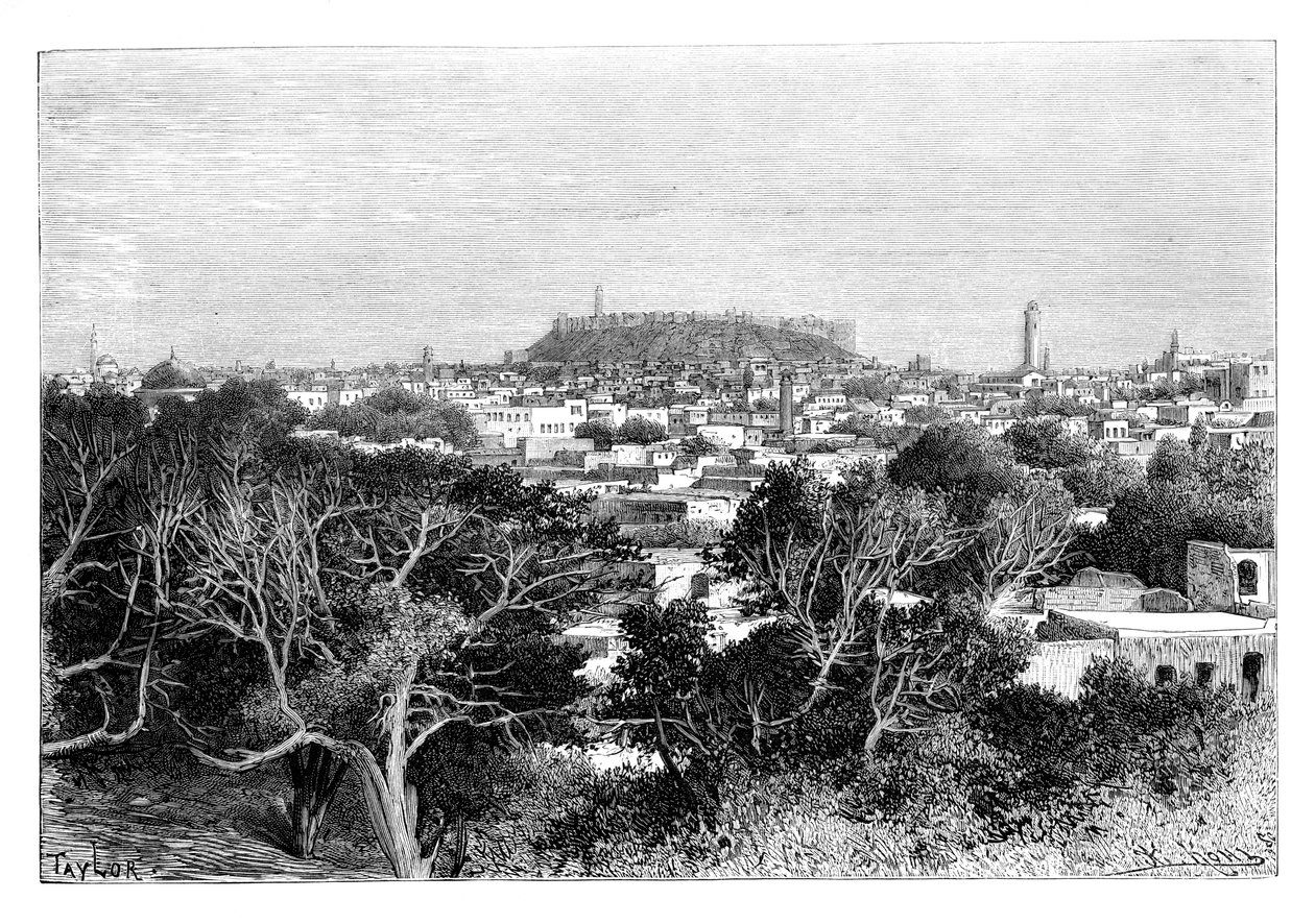 Aleppo, Syrien, 1895. av Armand Kohl
