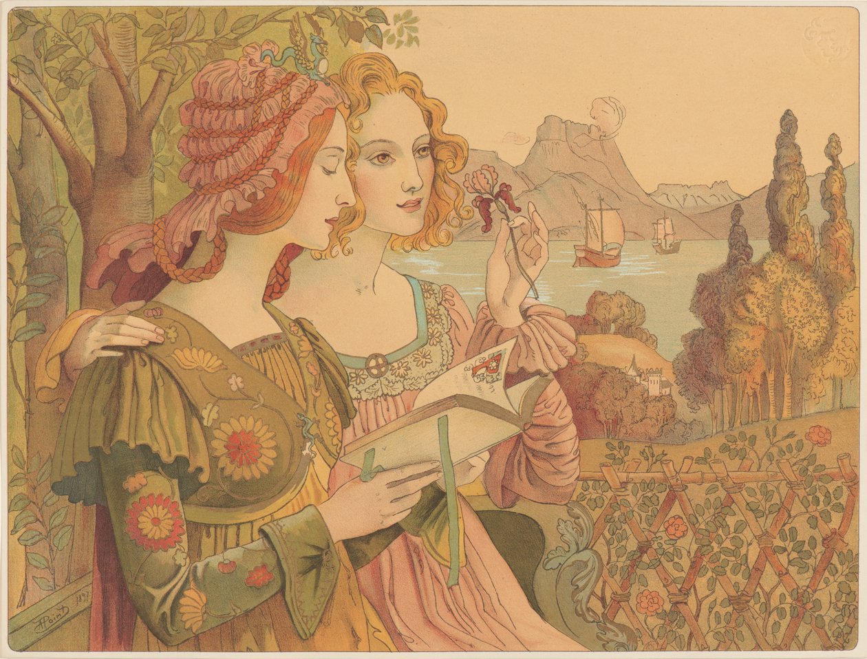 Gyllene legenden, 1897. av Armand Point