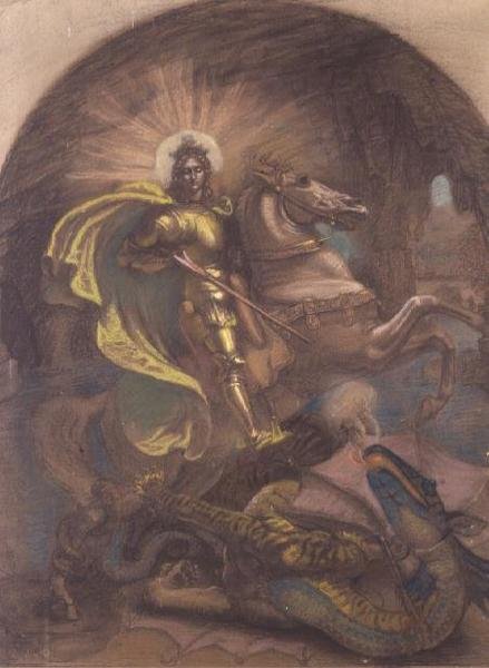 St George och draken av Armand Point