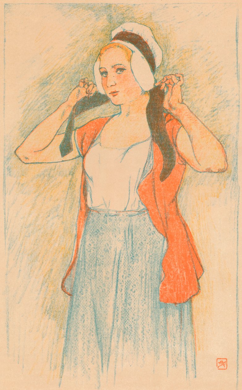 En autolitografi av Armand Rassenfosse, c1898 av Armand Rassenfosse