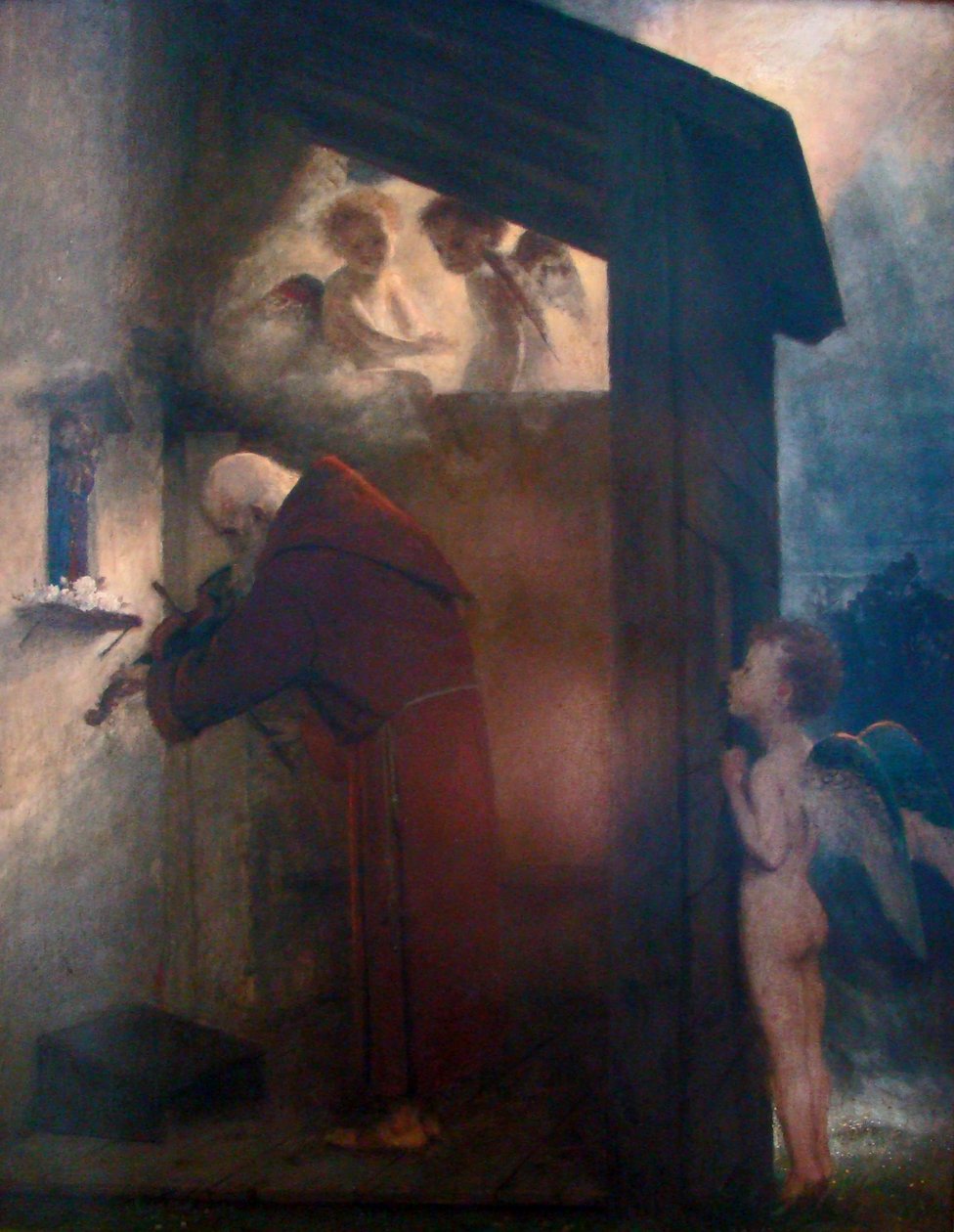 Einsiedler av Arnold Böcklin
