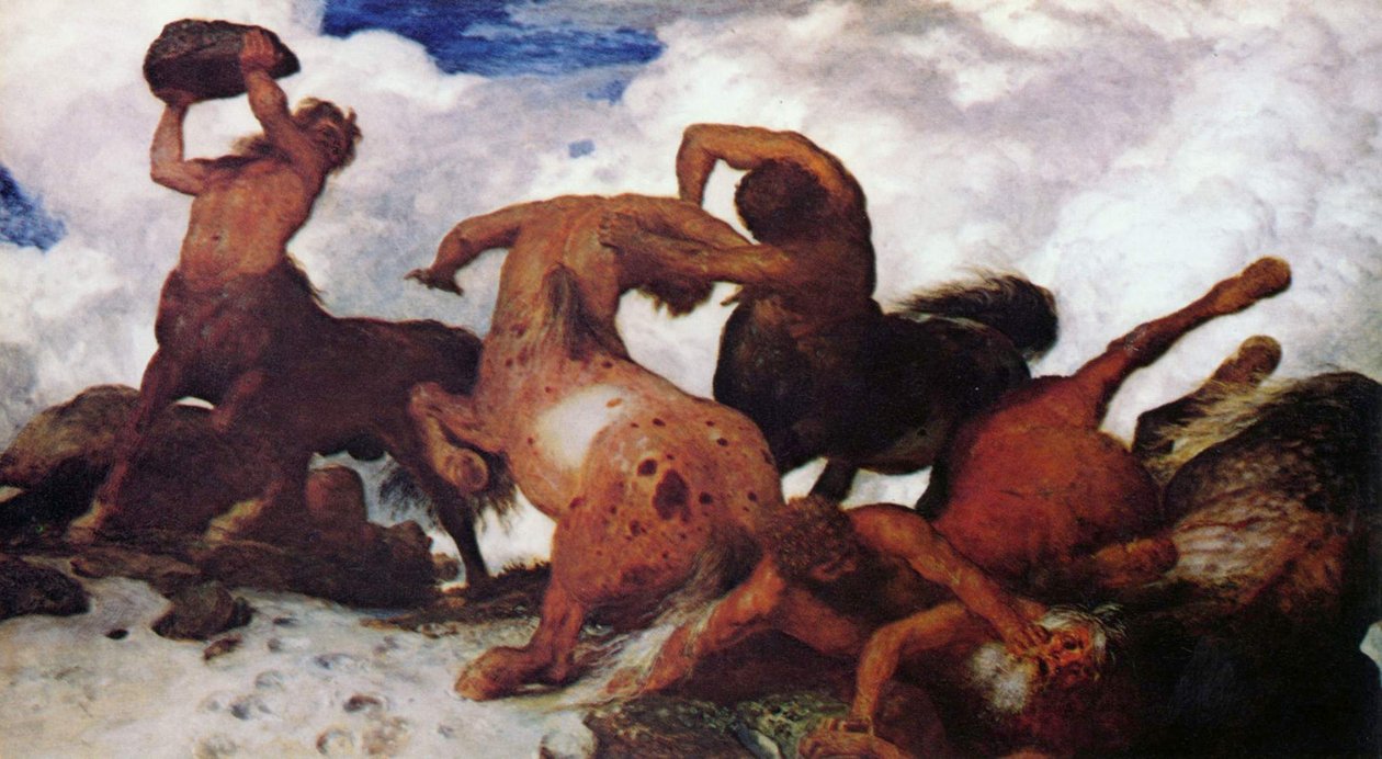 Kentaurenkampf av Arnold Böcklin