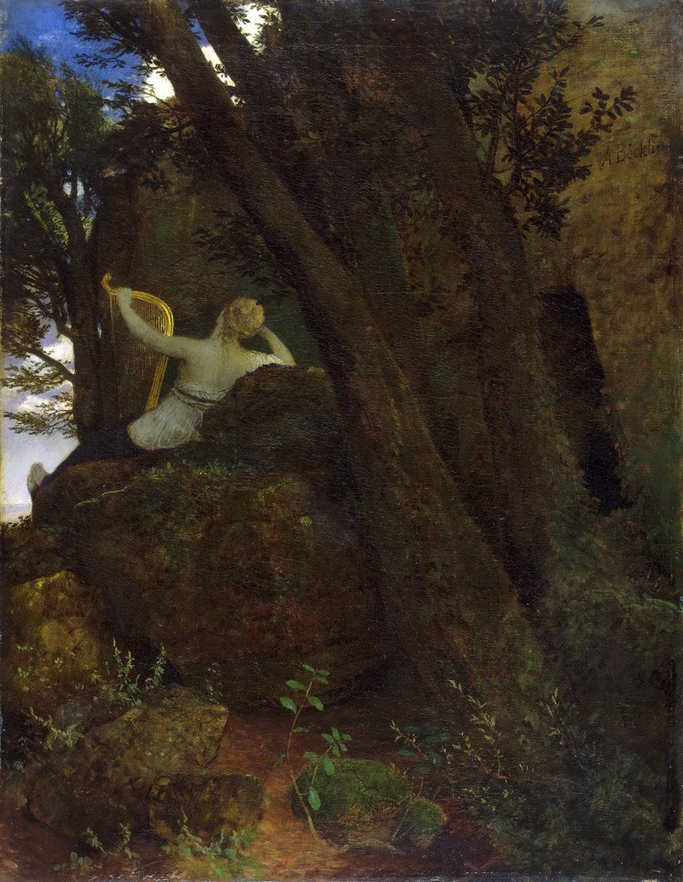 Sappho  av Arnold Böcklin