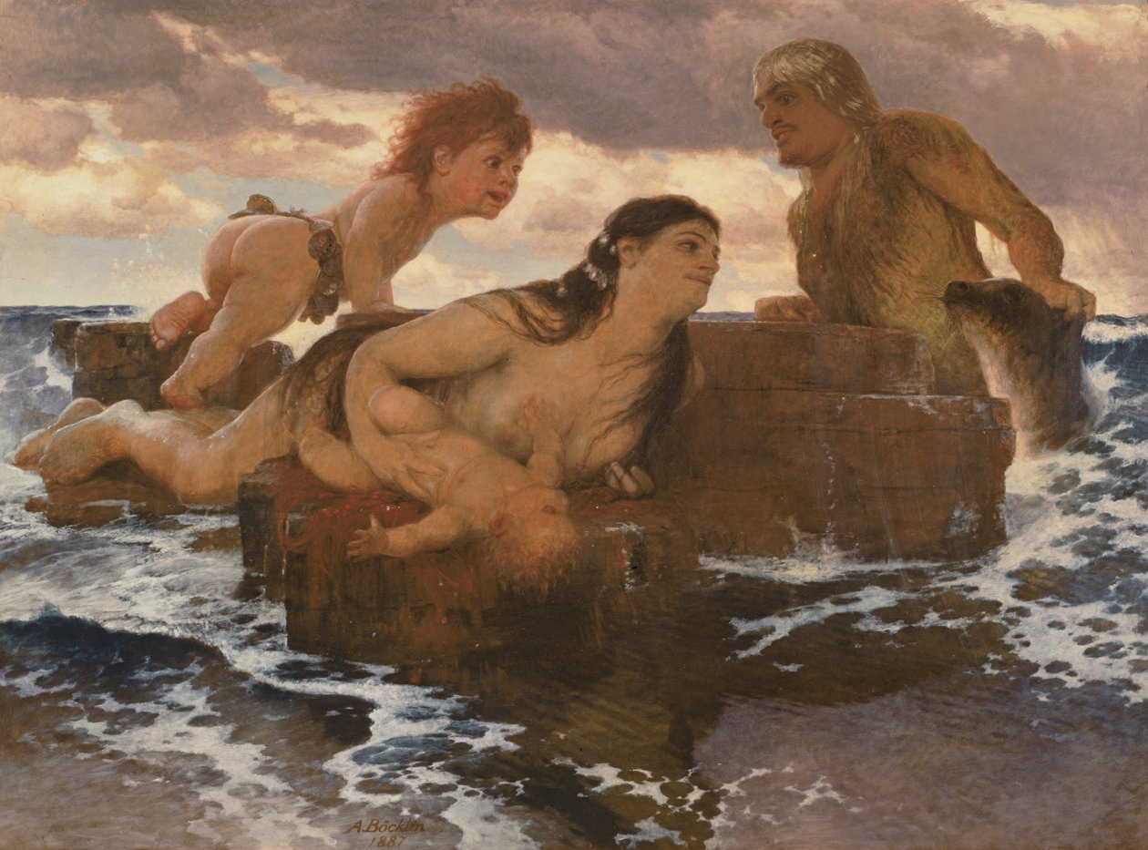 Havsidyll, 1887 av Arnold Böcklin