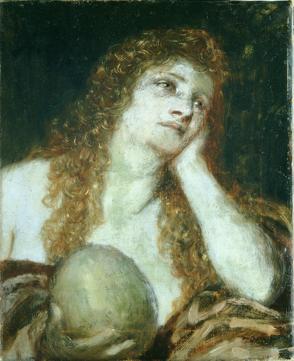 Den botfärdiga Maria Magdalena, 1873 av Arnold Böcklin