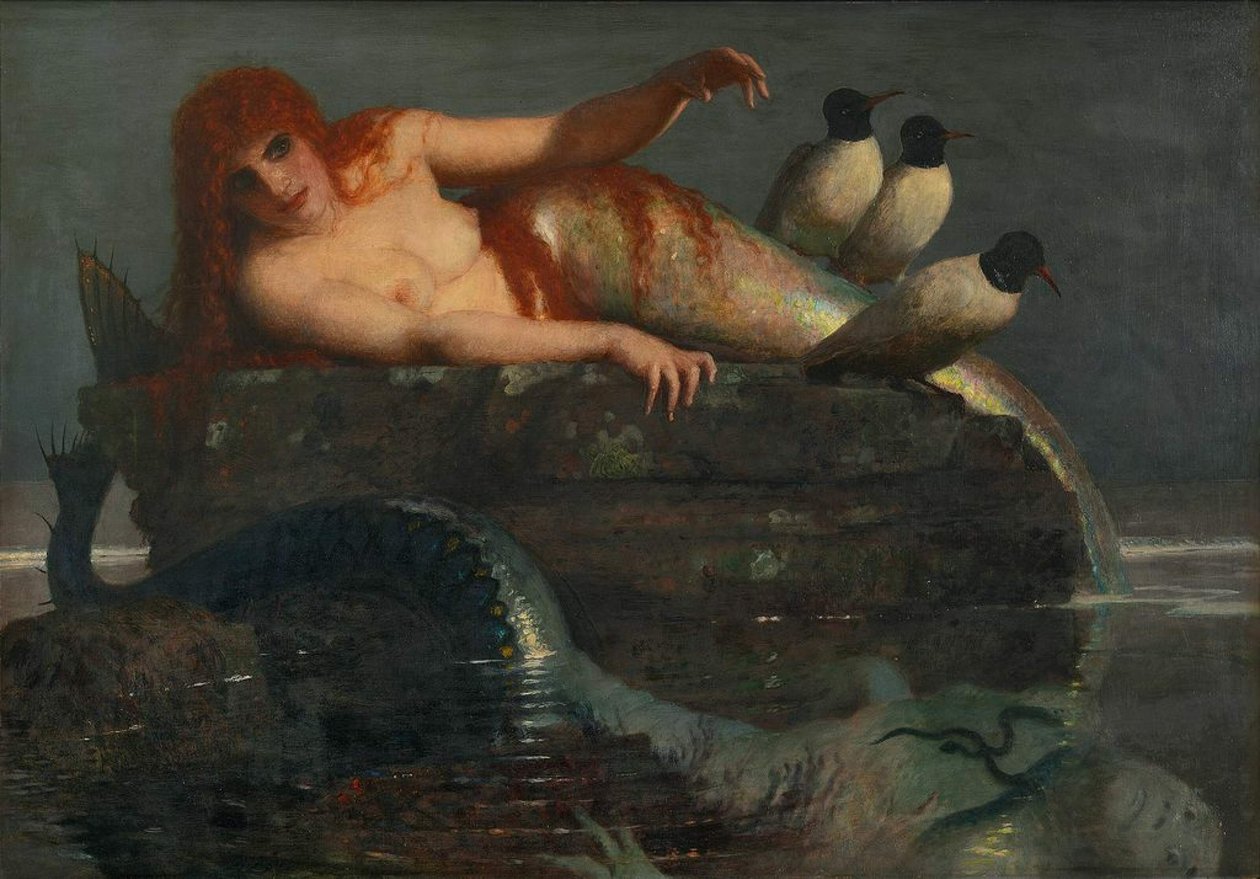 Stilla havet, 1886-1887. av Arnold Böcklin
