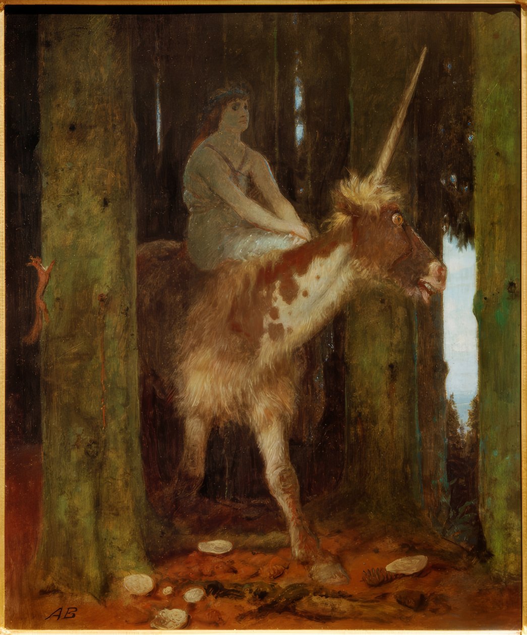 Skogens tystnad av Arnold Böcklin